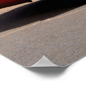 Red Chevy Corvette Poster (Ecke)