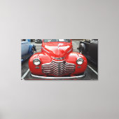 Red Chevy Coupe Leinwanddruck (Vorderseite)
