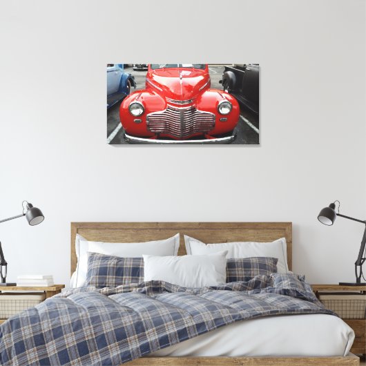 Red Chevy Coupe Leinwanddruck (Insitu (Schlafzimmer))