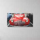 Red Chevy Coupe Leinwanddruck (Vorderseite)
