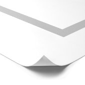 Red Chicken Fresh Eggen Zeichen Poster (Ecke)