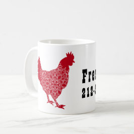 Red Chicken Fresh Egi Promo Kaffeetasse