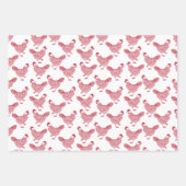 Red Chicken Hen Geschenkpapier Set (Vorderseite)