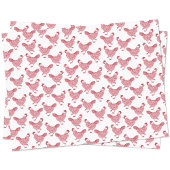 Red Chicken Hen Seidenpapier