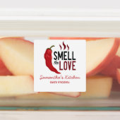 Red Chile Smell the Love Etiketten (Befestigt)