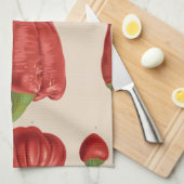 Red Chili Pepper Geschirrtuch (Viertel Falte)