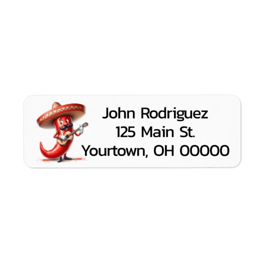 Red Chili Pepper Guitar Player (Vorne)