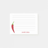 Red Chili Pepper Post-it Klebezettel (Vorderseite)