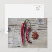 Red Chili Pepper Postkarte (Vorne/Hinten)