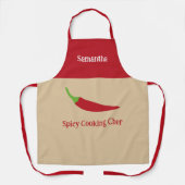 Red Chili Pepper Schürze (Vorderseite)
