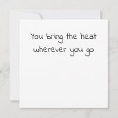 Red Chili Pepper Trio Karte (Rückseite)