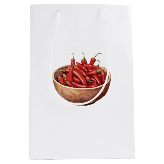 Red Chili Peppers Mittlere Geschenktüte (Vorderseite)