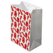 Red Chili Peppers Mittlere Geschenktüte (Rückseite Schrägansicht)