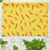 Red Chilies Pattern Geschirrtuch (Gefaltet)