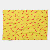 Red Chilies Pattern Geschirrtuch (Horizontal)