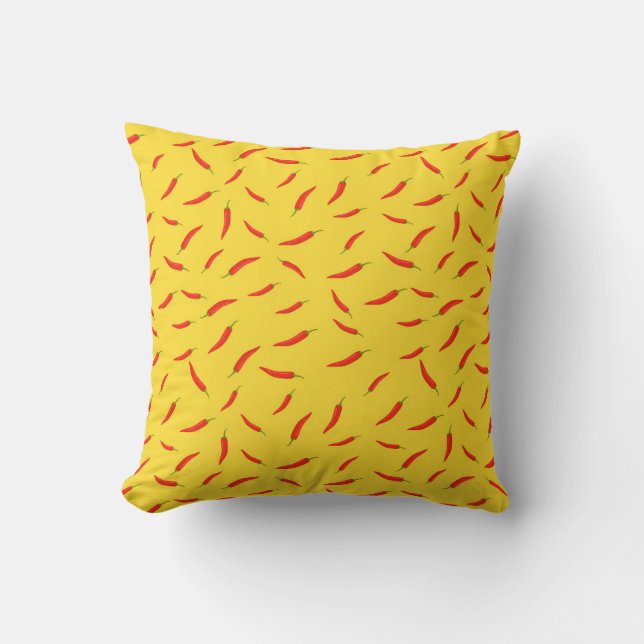 Red Chilies Pattern Kissen (Vorderseite)