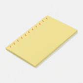 Red Chilies Pattern Post-it Klebezettel (angewinkelt)