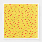 Red Chilies Pattern Serviette (Vorderseite)