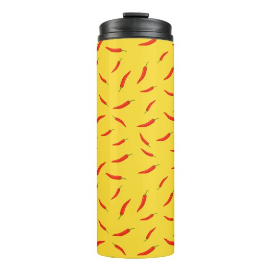 Red Chilies Pattern Thermosbecher (Vorderseite)