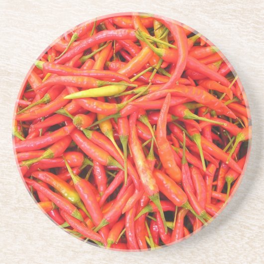 Red Chilis Getränkeuntersetzer (Vorne)