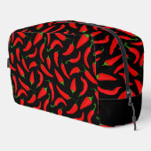 Red Chilli Pepper Personalised Waschbeutel (Rechte Ecke)