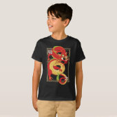 Red Chinese Dragon T - Shirt (Vorne ganz)