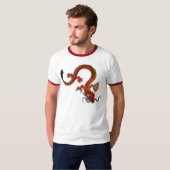 Red Chinese Dragon T-Shirt (Vorne ganz)