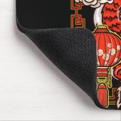 Red Chinese New Year Of The Dragon 2024 Lanterns C Mousepad (Ecke)