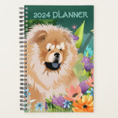 RED CHOW 2024 Daily Plananner Text anpassen Planer (Vorderseite)