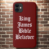 Red Christlich Faith King James Bible Glaube Case-Mate iPhone Hülle