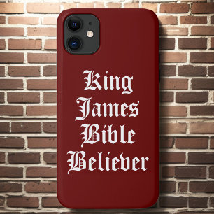 Red Christlich Faith King James Bible Glaube Case-Mate iPhone Hülle