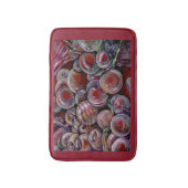 Red Christmas Balls Badematte (Vorderseite Vertikal)