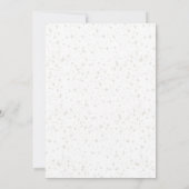 Red Christmas Balls Einladung (Rückseite)