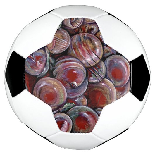 Red Christmas Balls Fußball (Gedreht)