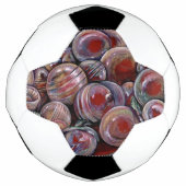 Red Christmas Balls Fußball (Vorderseite)