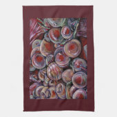 Red Christmas Balls Geschirrtuch (Vertikal)