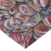 Red Christmas Balls Kurzer Tischläufer (Ecke)