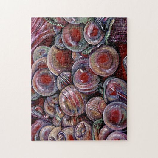 Red Christmas Balls Puzzle (Vertikal)