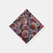 Red Christmas Balls Serviette (Ecke)