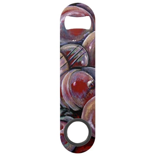 Red Christmas Balls Speed Flaschenöffner (Vorderseite)