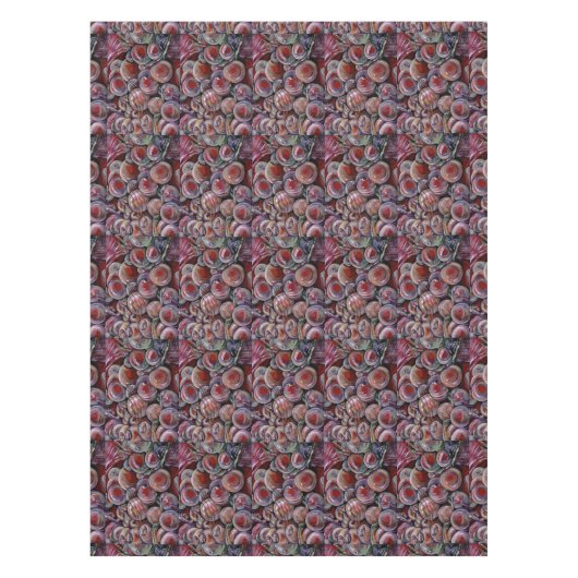 Red Christmas Balls Tischdecke (Vorderseite)