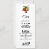 Red Christmas Baubles mit Holly Festivals Einladung (Vorderseite)