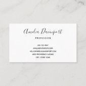 Red Christmas Baubles mit Holly Festivals Visitenkarte (Rückseite)