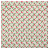 Red Christmas Baubles on Pink Fabric Stoff (Muster)