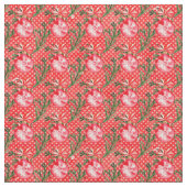 Red Christmas Baubles Stoff (Nahaufnahme)