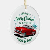 Red Christmas Bel Air Keramik Ornament (Rechts)