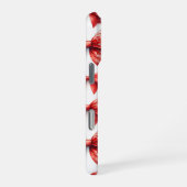 Red Christmas Bows iPhone Hülle (Rechte Seite)