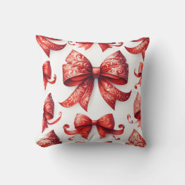 Red Christmas Bows Kissen