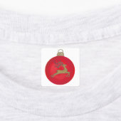 RED CHRISTMAS BUBBLE ETIKETTEN (Befestigt)