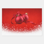 Red Christmas Bull Geschenkpapier Set (Vorderseite 2)